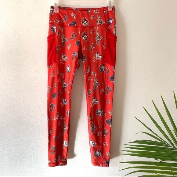 {M} Iron Yokai Pixel MID RISE MESH POCKET LEGGINGS - Picture 2 of 8